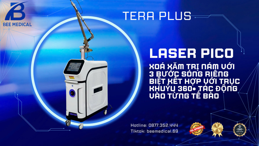 LASER TERAPLUS TRỊ NÁM XOÁ XĂM